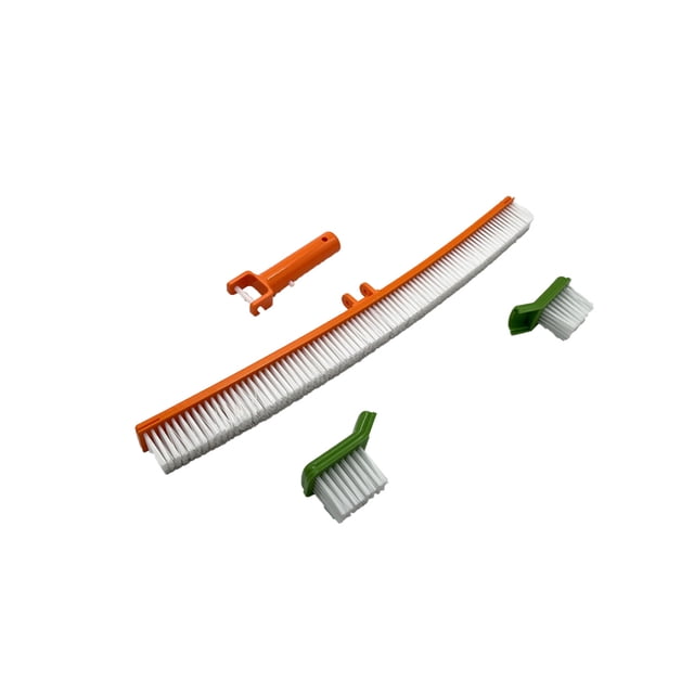 Eigraketly Cepillo de limpieza para piscina, cabezal de succión de esquina de suelo de pared, borde liso, cepillos de fuente de 360 grados con Deportes acuáticos Eigraketly OD024563-00