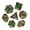 Copper Green, variant on Cusdie 7-Die Metal DND Dice Set, Ghost Claw Design Metal Polyhedral D&D Dice Set for DND Dungeons and Dragons TTRPG Role Playing Games