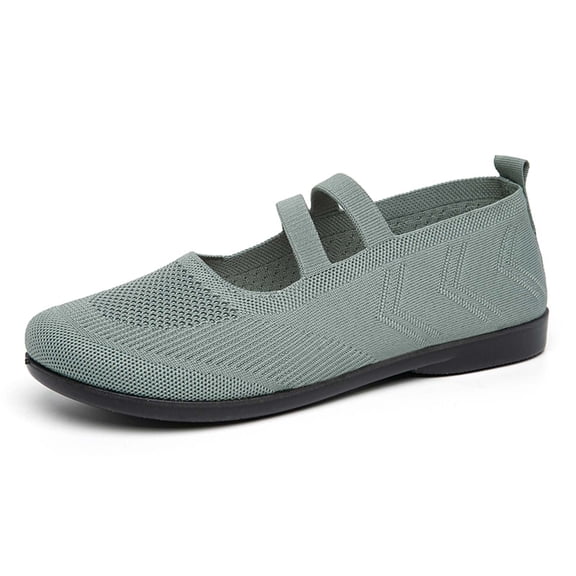 ibiyuan Orthopedic Walking Shoes for Women Mesh Knitted Woven Walking Shoes for Women Adjustable Upper Platform Non- Women Sneakers Breathable Hands Free Mary Jane Shoes Women Workout Gym Shoes
