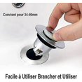 thumbnail image 3 of Sink Stopper, Sink Drain Stopper, With Anti-clogging Filter For Sinks With A 34-40 Mm Drain., 3 of 5