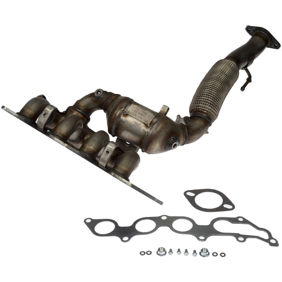 Dorman 674-758 Catalytic Converter with Integrated Exhaust Manifold for Specific Ford Models, Natural