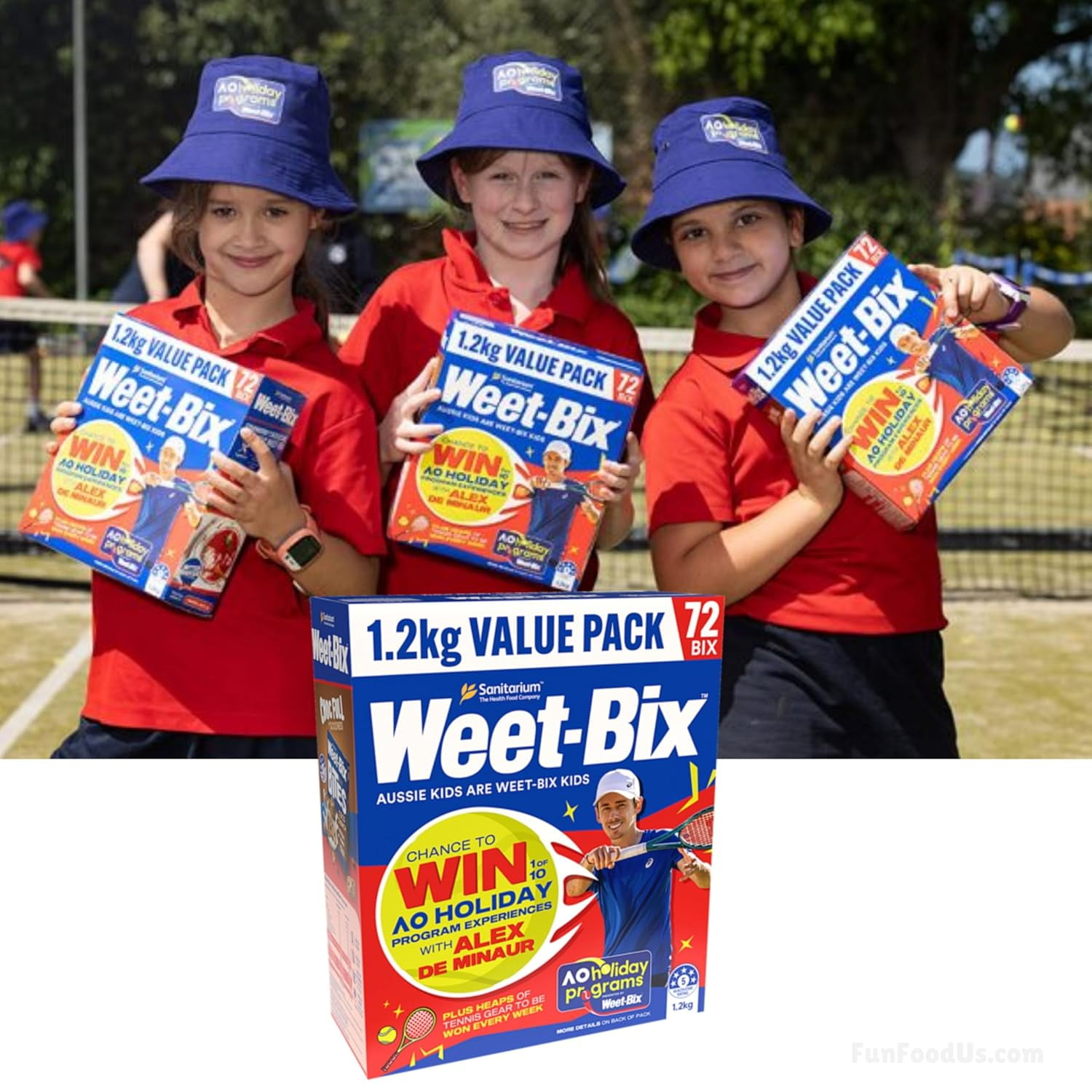Sanitarium Weet-Bix (Value Pack of 1 x 1.2kg/72 BIX) Australia's Favourite Breakfast Cereals with Fantastic Texture and Delicious Taste, 97% Wholegrain Wheat ... Goodness and Energy