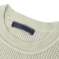 thumbnail image 6 of FchengtaiS Men's Waffle Knit Henley Shirts Long Sleeve 4-Button T-Shirts Casual Business Spring Fall Pullover Tops, 6 of 8