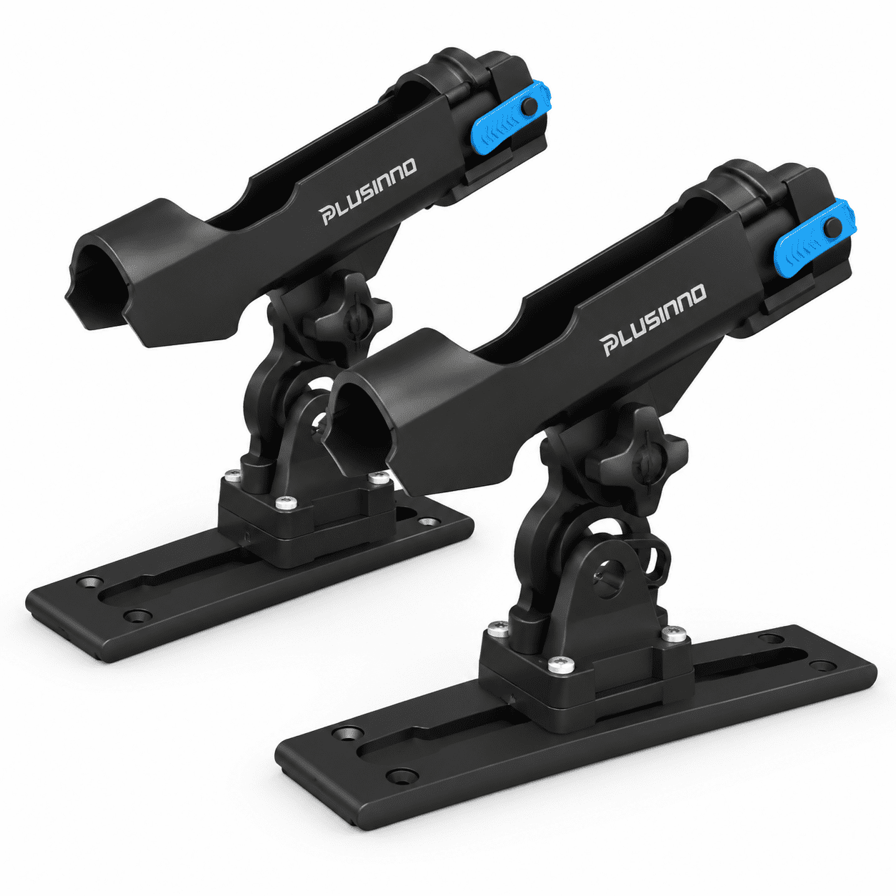 Rod Holder with Track – 2 Pack 2-in-1 Boat and Kayak Fishing Rod Holder