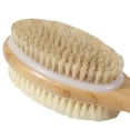 thumbnail image 2 of Depurador de espalda de doble cara Herramienta de limpieza de cepillo de masaje corporal exfoliante de piel seca, 2 of 5