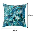 thumbnail image 5 of 4 piezas Funda de cojín decorativa de mármol para sofá Almohada cuadrada Decoración de dormitorio de automóvil 45X45 cm, 5 of 5