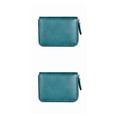 thumbnail image 1 of Qarigey Monedero Cambio de bolsa de dinero Mini billetera Bloqueo de Rfid Titular de la tarjeta Cuero de vaca Mujer Moda para bolsa de negocios Type2 NO2, 1 of 6