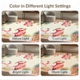thumbnail image 7 of ODIKA 6'x9' Washable Area Rug Non-Slip, Easy Care, Leaves Boho Symmetrical Botanical Frond Border Jungle Motif Exotic for Family Room, Living Room, Master Bedroom, 7 of 7