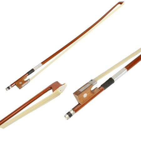 1/4 Professional Violin Bow Well Balanced Brazil Wood Ebony Frog Violin Arbor Horsehair