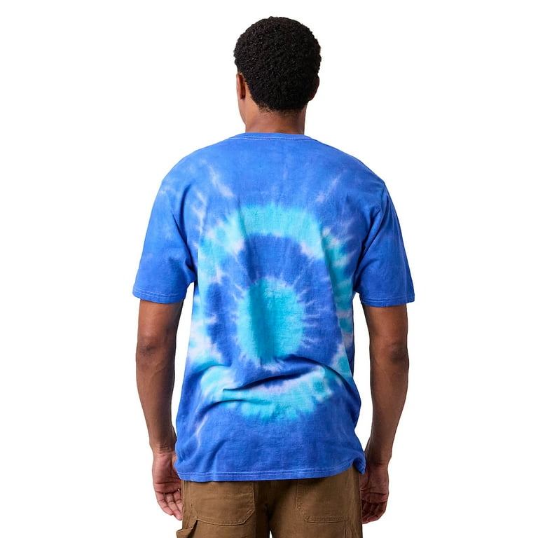 Sesame Street Cookie Monster Crew Neck Short Sleeve Tie Dye Men's