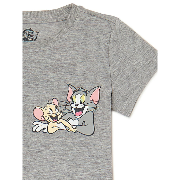Tom & Jerry Girls' Graphic T-Shirts, 3-Pack, Sizes 4-18 & Plus