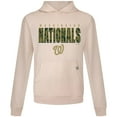 thumbnail image 2 of Men's Levelwear  Khaki Washington Nationals Relay Protect Pullover Hoodie, 2 of 3