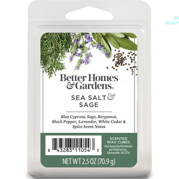 Sea Salted Sage Scented Wax Melts, Better Homes & Gardens, 2.5 oz (1