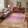 thumbnail image 2 of Modern Abstract Ombre Pink Area Rugs, 8x10, Washable, Non-Slip, 2 of 7