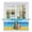 Blue, variant on Christmas Snowman Tier Curtains, Xmas Poinsettia Winter Holiday Gifts Light Filtering Kitchen Curtains, 2Pcs Rod Pocket Half Window Treatments Panels for Sink Cafe Cabinet Basement 27.5x45 Inches