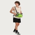 thumbnail image 3 of WATERFLY Unisex Large Capacity Hiking with Bottle Holder Nylon Fanny Pack Waist Bag,Fluorescent Green, 3 of 6