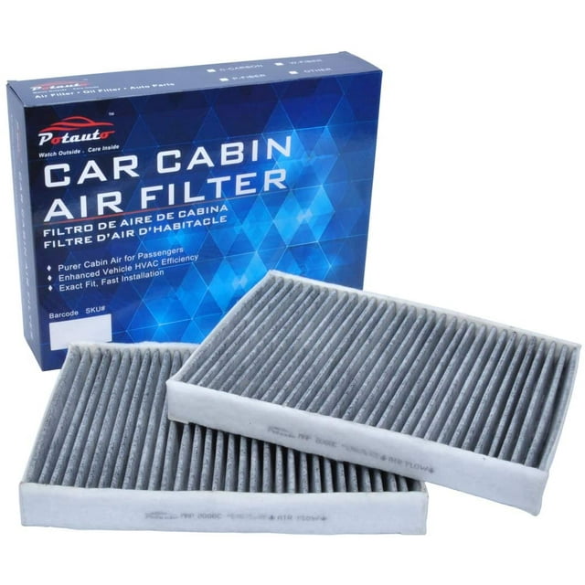 POTAUTO MAP 2006C (CF10369) Activated Carbon Car Cabin Air Filter Compatible for Aftermarket Replacement Part