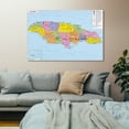 thumbnail image 4 of Jamaica Map Posters Wall Art Poster Scroll Canvas Painting Picture Living Room Decor Home 16x24inch(40x60cm), 4 of 6