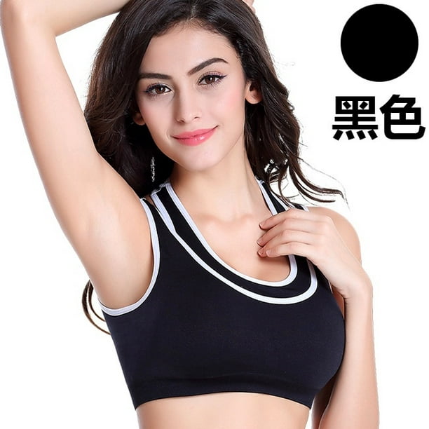 Hot Women Lady Sports Bra High Impact Non Wired More Cup Active