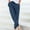 Navy, variant on Blmnix Stretchy Pants for women Cotton Linen Green Ankle Cuffed Drawstring High Joggers Womans Pants Lounge