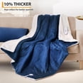 thumbnail image 5 of IDEALHOUSE Ultra-Soft Heated Throw Blanket: 6 Warmth Settings & Auto Safety - Oversized 50"x60" ETL-Certified Electric Blanket for Sofa & Bed Comfort, 5 of 7