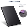 thumbnail image 6 of WeChef LED Back Lit Light Menu Holder Cover Folding Double Panel Fits 5.5''x7.1'' Paper for Hotel Club, 6 of 10