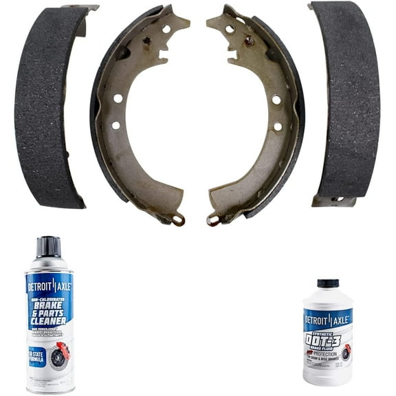Detroit Axle - Rear Semi-Metallic Brake Shoes for 1987-2004 Toyota Camry Solara RAV4