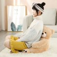 thumbnail image 5 of Funda de sofá de dibujos animados para niños, asiento de felpa, cómoda, Animal, oso Panda, silla portátil para bebé, regalo para niños sin Interior, 5 of 5