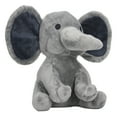 thumbnail image 4 of Elephant Plush Toy Multipurpose Cute Safe Comfortable Soft Fluffy Stuffed Animal Toy for Kids Home Decor Grey, 4 of 5