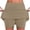 #004-Khaki, variant on Tennis Skirts for Women Trendy Plus Size Skort Pockets High Waist Tummy Control Athletic Skirt with Skorts Underneath