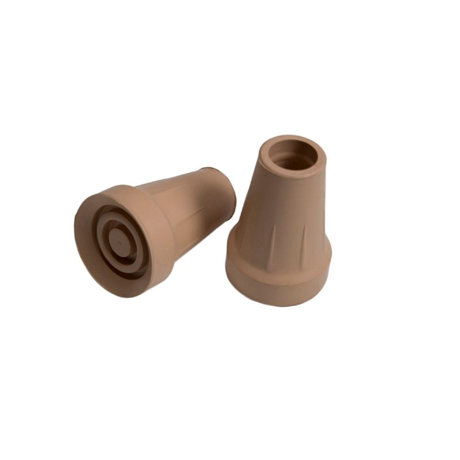 PCP Replacement Crutch Tips (Pair), Tan, Medium