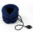 thumbnail image 1 of Cervical Neck Traction Device, 3 Layers Inflatable Neck Traction, Neck Brace for Fast Neck Head & Shoulder Pain Relief Adjustable for Pain Relief Release the Pressure,Dark Blue, 1 of 9