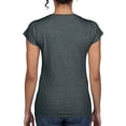 thumbnail image 2 of Gildan Ladies Soft Style Short Sleeve V-Neck T-Shirt, 2 of 5