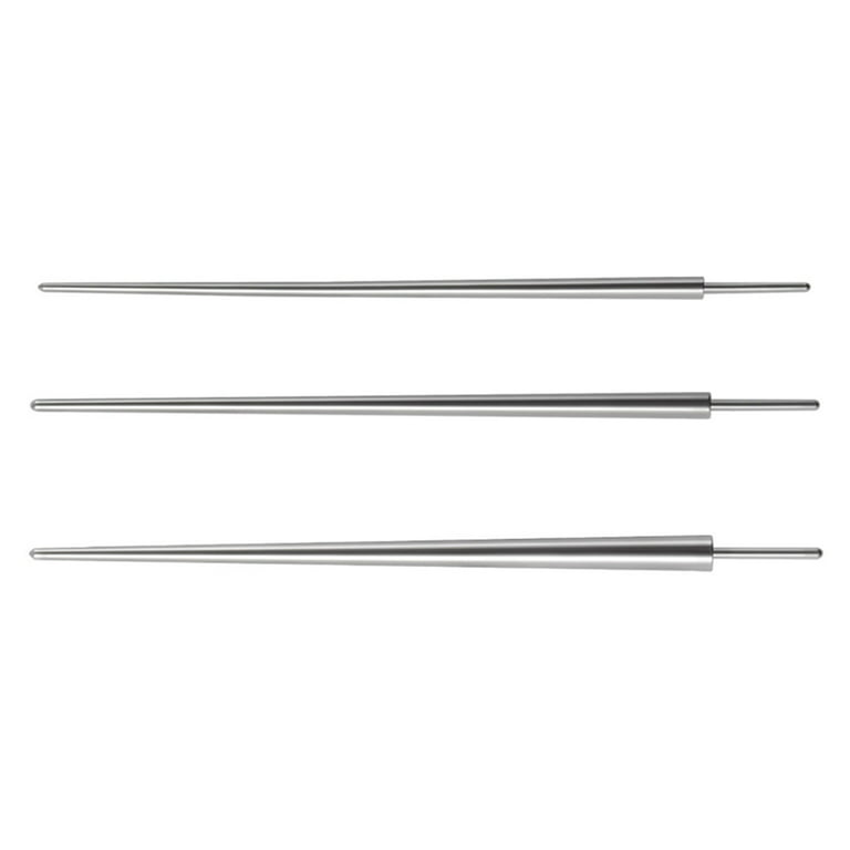 2 Pcs Steel Piercing Taper Insertion Pin 14G/16G/18G Taper Insertion Pins 