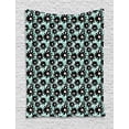 thumbnail image 1 of Floral Tapestry, Big Bold Flower Drawings in Paintbrush Strokes, Wall Hanging for Bedroom Living Room Dorm Decor, 60W X 80L Inches, Seafoam Multicolor, by Ambesonne, 1 of 2