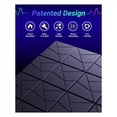thumbnail image 2 of Paquete de 12 Paneles de Pared Insonorizados, Paneles Acústicos, Paneles Autoadhesivos Absorbentes de Sonido una Prueba de Sonido para Estudio, Oficina, Habitación, 2 of 5