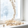 thumbnail image 6 of Christmas Rattan with Glitter Gold Powder Leaves, Champagne White Christmas Tree Decor Holiday Ambiance Ornaments, 71 Inch, 6 of 6