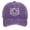 Purple, variant on Distressed Washed Baseball Cap with Tiger Embroidery, Unisex Adjustable Dad Hat, Outdoor Casual Sun Headwear