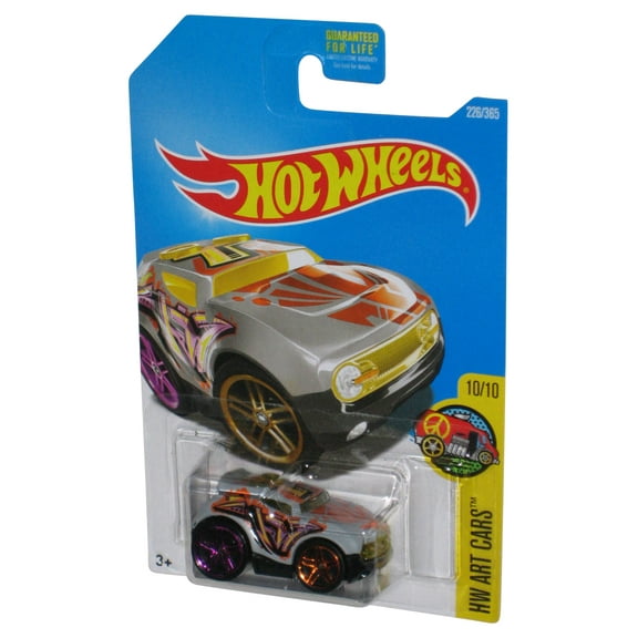 Hot Wheels HW Art 10/10 (2015) Silver Rocket Box Toy Car 226/365