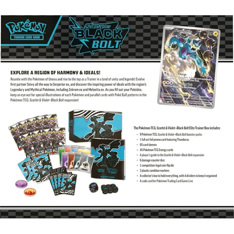 Pokemon Trading Card Games Scarlet & Violet 10.5 Black Bolt Elite