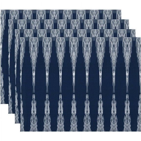 Simply Daisy Peace 1 Geometric Print Placemat, Set of 4