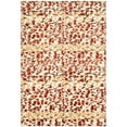 thumbnail image 3 of Martha Stewart  by  Handmade Trellis Silk/ Wool Rug B Wheat F Beige 6' x 9' 6' x 9', 3 of 5