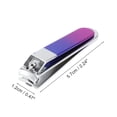 thumbnail image 4 of Unique Bargains Fashion Nail Clipper Kit 2.24"x 0.47"x 0.59" Blue, Purple 10pcs, 4 of 6