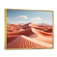 thumbnail image 2 of Designart "Endless Dunes in the Desert II" Landscapes Floater Framed Canvas Wall Art, 2 of 7