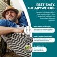 thumbnail image 5 of BLISS Weekender Rope Hammock - Blue & Natural, 5 of 10