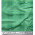 thumbnail image 1 of Soimoi Green Rayon Fabric Geometric Abstract Print Sewing Fabric Yard 56 Inch Wide, 1 of 3