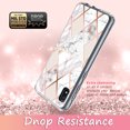 thumbnail image 5 of Samsung Galaxy A10E Case, Kaesar Hybrid Bling Glitter Sparkle Laser Geometric Marble Graphic Fashion Cute Colorful Skin Cover Shockproof Case for Samsung Galaxy A10E, 5 of 5