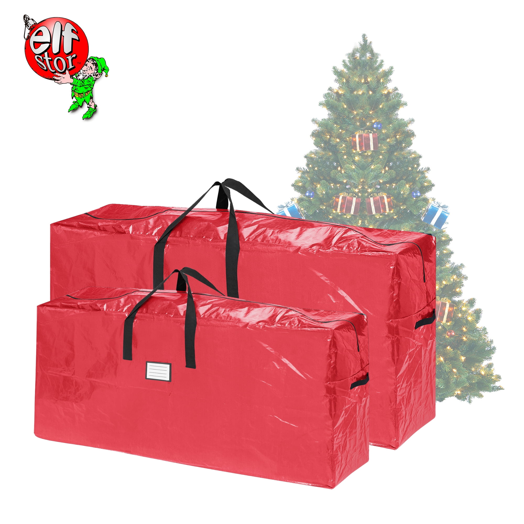 Elf Stor Christmas Tree Bags Large for 7.5 Ft Trees and Extra Large