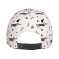 thumbnail image 4 of Picia Dachshund Dog pattern Trucker Low Profile Hat Men Women Baseball Cap Dad Hat Adjustable Unconstructed Plain Cap, 4 of 9