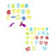 thumbnail image 2 of 1 Set DIY Color Clay Mold Alphanumeric Plasticine Kit for Creative Play and Early Educational Number Alphabet Molding for Kids' Craft Activities, 2 of 3
